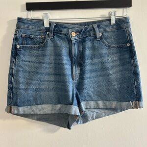 American Eagle Crossover Mom Jean Shorts